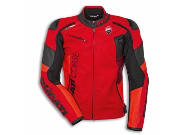 DUCATI LEATHER JACKET DC C6 RED/RED/BLACK