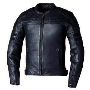 RST LEATHER JKT HILLBERRY 2 MEN BLACK
