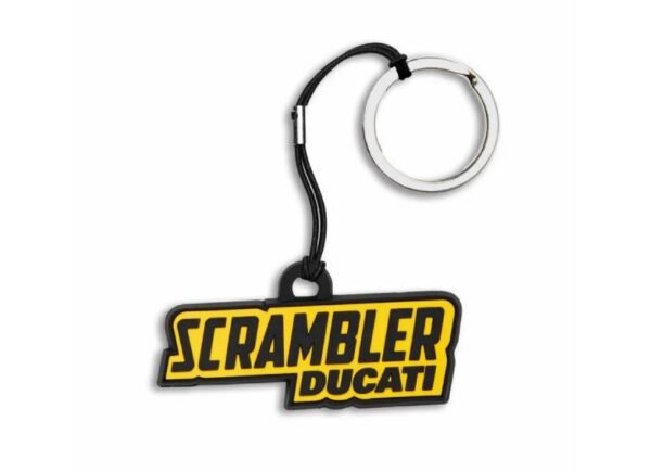 DUCATI SCRAMBLER LOGO KEYCHAIN