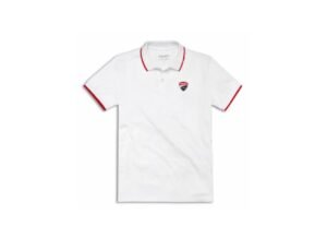 DUCATI DC LOGO WHITE POLO-SHIRT S