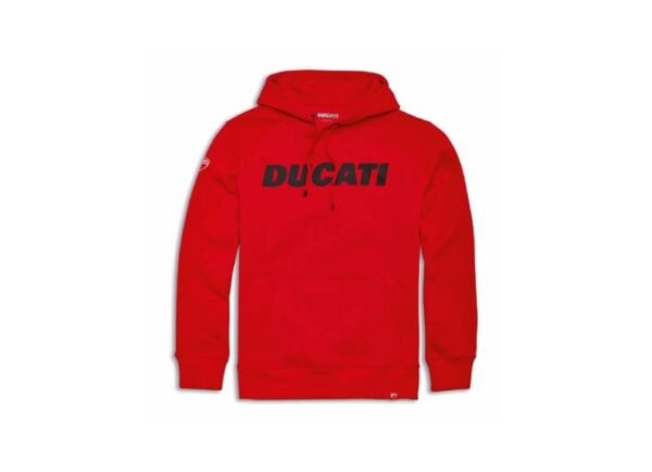 DUCATI SWEATSHIRT DUCATIANA W/HOOD RED