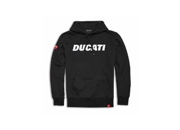 DUCATI SWEATSHIRT DUCATIANA W/HOOD BLACK