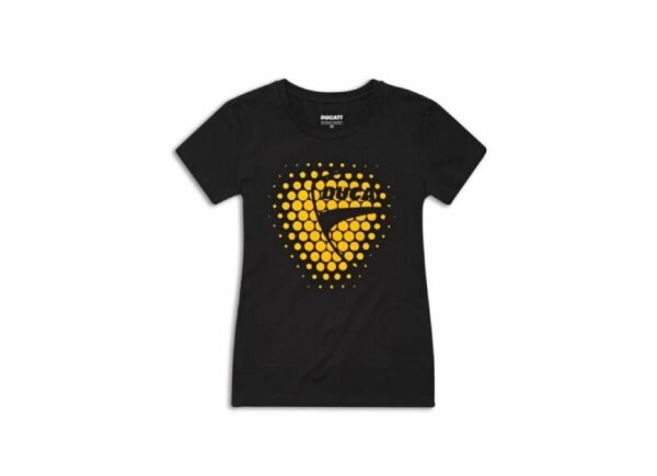 DUCATI T-SHIRT CUORE YELLO WOMEN